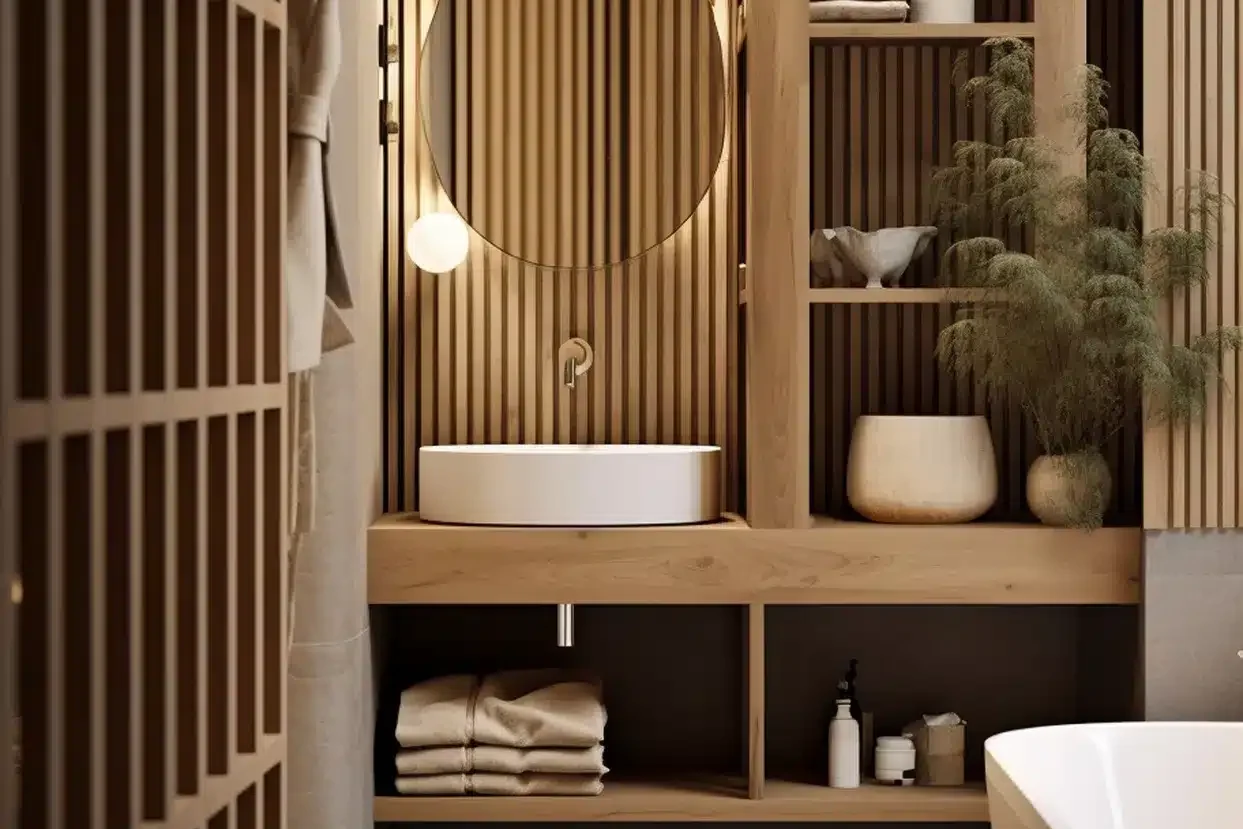 Muebles de baño de madera: elegancia natural en tu hogar moderno