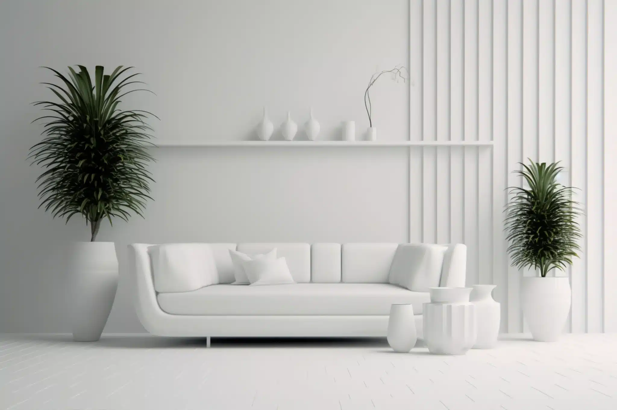 Creando elegancia atemporal: muebles de salón blancos para un hogar moderno